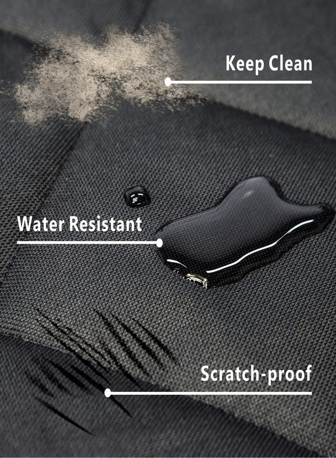 F-color SUV Cargo Liner for Dogs - Waterproof Pet Cargo Liner, Comfort Dog Cargo Cover with Bumper Flap Protector, Scrachproof for Large SUVs Sedans Trunks Vans, Black - Image 4